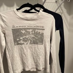 Brandy Melville Zelly top and long sleeve bundle